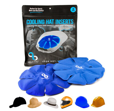 Chiller Body Cooling Hat Inserts an example of climate adaptive health solutions