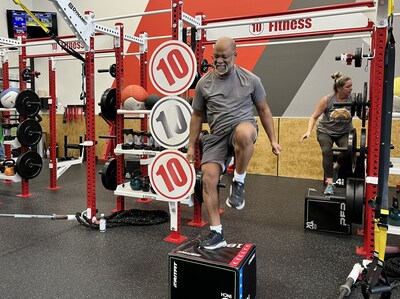 Active Level 10 Client doing step-ups