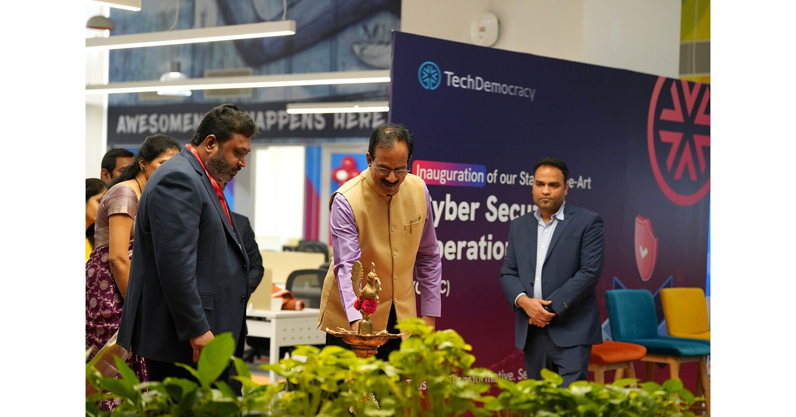 TechDemocracy Launched Cyber Security Operations Center in Hyderabad, India: Expanding their Cybersecurity Services Reach