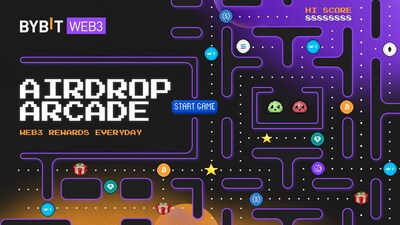 Bybit Web3 Introduces Airdrop Arcade: The Quest-to-earn Gateway with a Fresh Take on Airdrop Excitement (PRNewsfoto/Bybit)