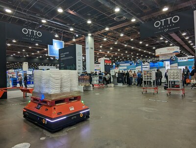 OTTO Motors by Rockwell Automation, the leading provider of autonomous mobile robots (AMRs), will showcase its offerings at LogiMAT, 19-21 March, in Stuttgart, Germany, including the OTTO 100 with pick to light cart; the OTTO 100 with staging cart; and the OTTO 1500 with NORD lift attachment. In addition to the hardware, visitors can learn more about AMR solutions through interactive software demos.