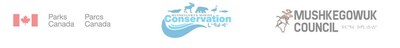 Logos of the organizations participating in today`s announcement. (CNW Group/Parks Canada)