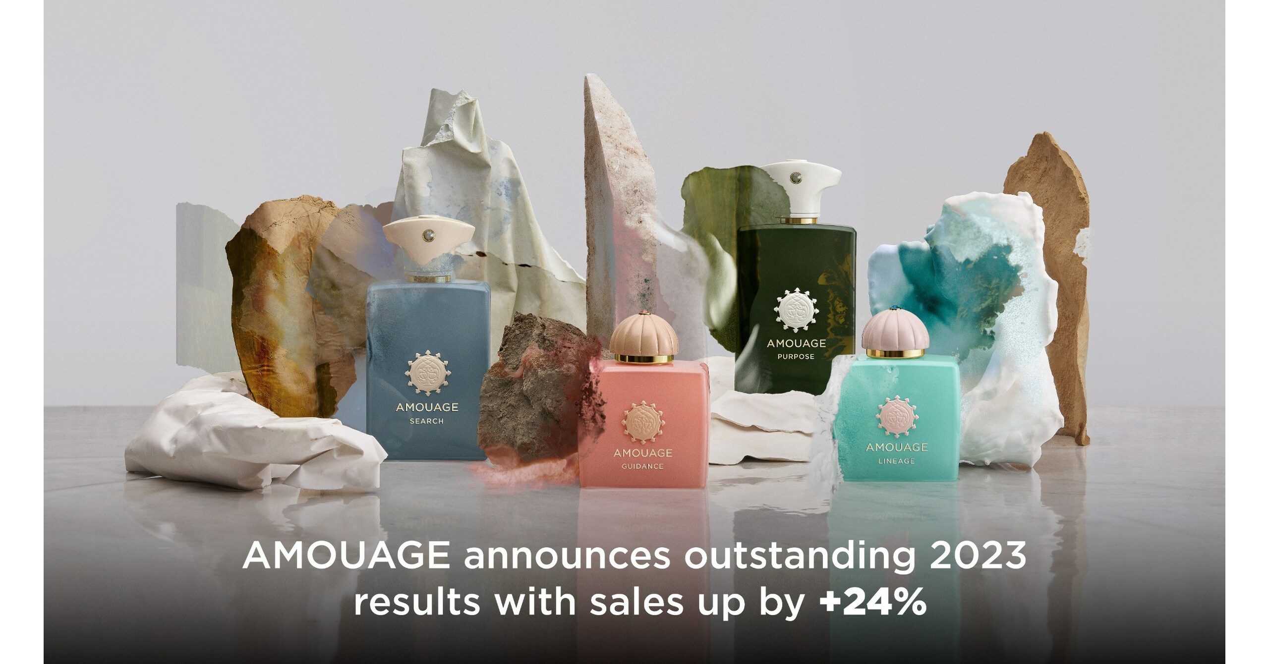 2023: AMOUAGE REPORTS OUTSTANDING RESULTS WITH SALES GROWING BY +24%