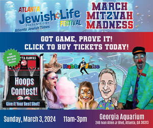 Atlanta Jewish Life Festival Presents March Mitzvah Madness - March 3, 2024 featuring Hoops Basketball Contest, Atlanta Hawks' 'Harry the Hawk', Kosher Food, Kids Zone and MUCH MORE