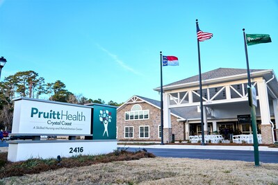The newest PruittHealth skilled nursing and rehabilitation center, PruittHealth ? Crystal Coast, in Beaufort, North Carolina.
