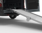 Fitted with their slimmer gas springs, the reengineered LB20s provide significantly greater clearance and less interference with steps and with both standard and extended bumpers.