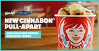 A Sweet Way to Start Your Day: Wendy's Cinnabon® Pull-Apart is Now Available Nationwide for Breakfast