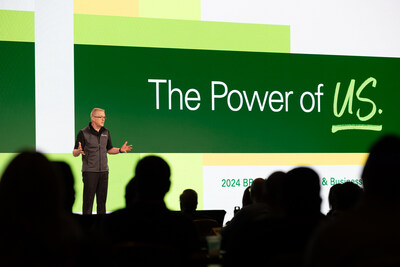 senior vice president of mobility & convenience, Americas for bp, Greg Franks, speaking at 2024 bpAMA Convention.