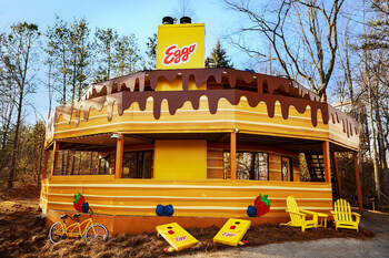 The first-ever Eggo House of Pancakes—a literal “pancake house” you can rent for a flapjacks-filled vacation—is opening in Gatlinburg, TN and available for booking exclusively on HomeToGo.com starting Wed. February 28, 2024.