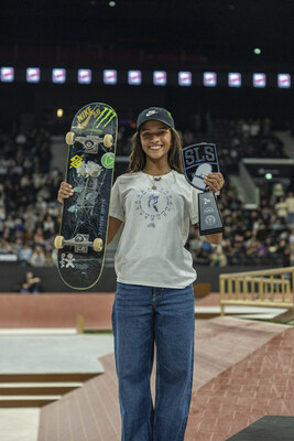 Monster Energy's Rayssa Leal Takes Second Place in Women’s Skate Street at SLS Paris 2024
