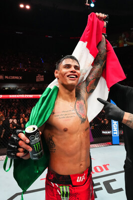Monster Energy’s Daniel Zellhuber Defeats Francisco Prado at UFC Fight Night in Mexico City