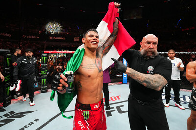 Monster Energy’s Daniel Zellhuber Defeats Francisco Prado at UFC Fight Night in Mexico City