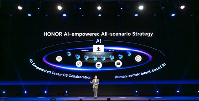HONOR lance une nouvelle stratgie tous scnarios reposant sur l'intelligence artificielle au Mobile World Congress (MWC) 2024 (PRNewsfoto/HONOR)