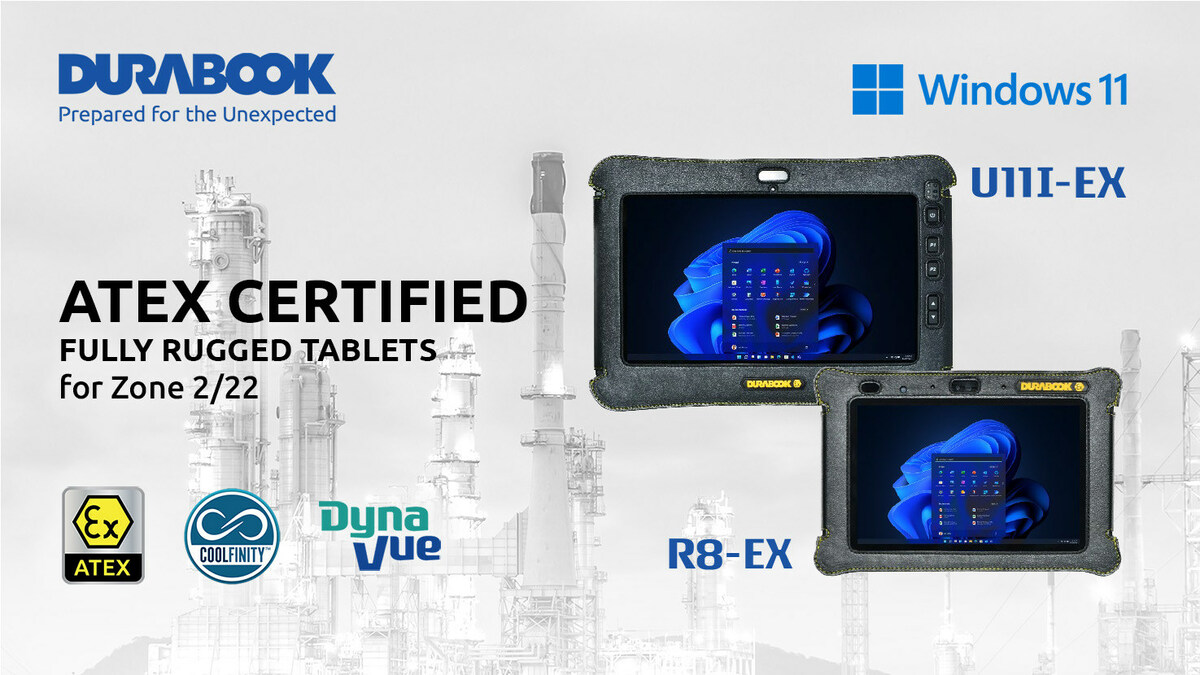 Durabook Expands Rugged Tablet Portfolio with ATEX-Certified Models for Explosive Environments - Vimarsana News