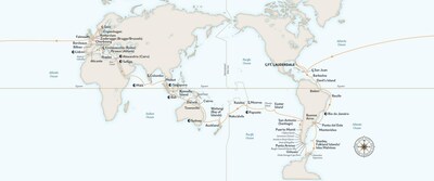 132-day Grand World Voyage on Volendam will call 47 ports in 39 countries