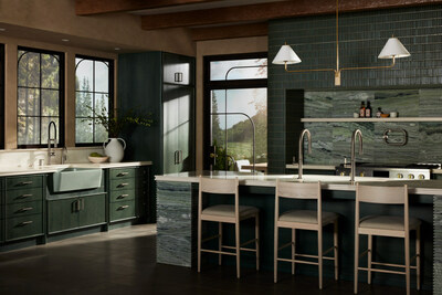 Kohler Ironridge kitchen sink in Aspen Green