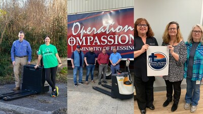 Organizations pictured left to right: Nashville Tree Foundation (Nashville, TN), Operation Compassion (Cleveland, TN), and Appalachian Ministries of the Smokies (Jefferson, TN).