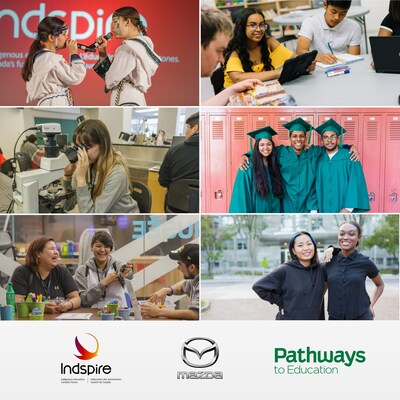 MAZDA CANADA INVESTS IN LONG-TERM PARTNERSHIPS WITH INDSPIRE & PATHWAYS TO EDUCATION (CNW Group/Mazda Canada Inc.)