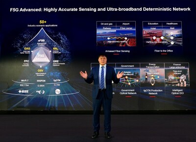 A Huawei lançou soluções baseadas em cenários da série F5G Advanced (PRNewsfoto/Huawei)