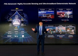 A Huawei lançou soluções baseadas em cenários da série F5G Advanced para promover a inteligência industrial