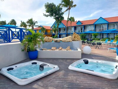 Hot Tubs at Divi Flamingo Beach Resort in Bonaire