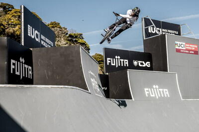 Monster Energy's Maca Perez Grasset Takes Second Place in Elite Women’s Division at UCI BMX Freestyle Park World Cup Event in Enoshima, Japan