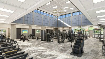 The Astor Creek Fitness Center, equipped with EGYM