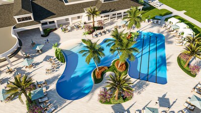 Indoor-Outdoor Dining with Full Bar, Overlooking Resort-Style Pool