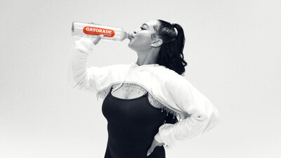 Choreographer and dancer, Aliya Janell with Gatorade Water.