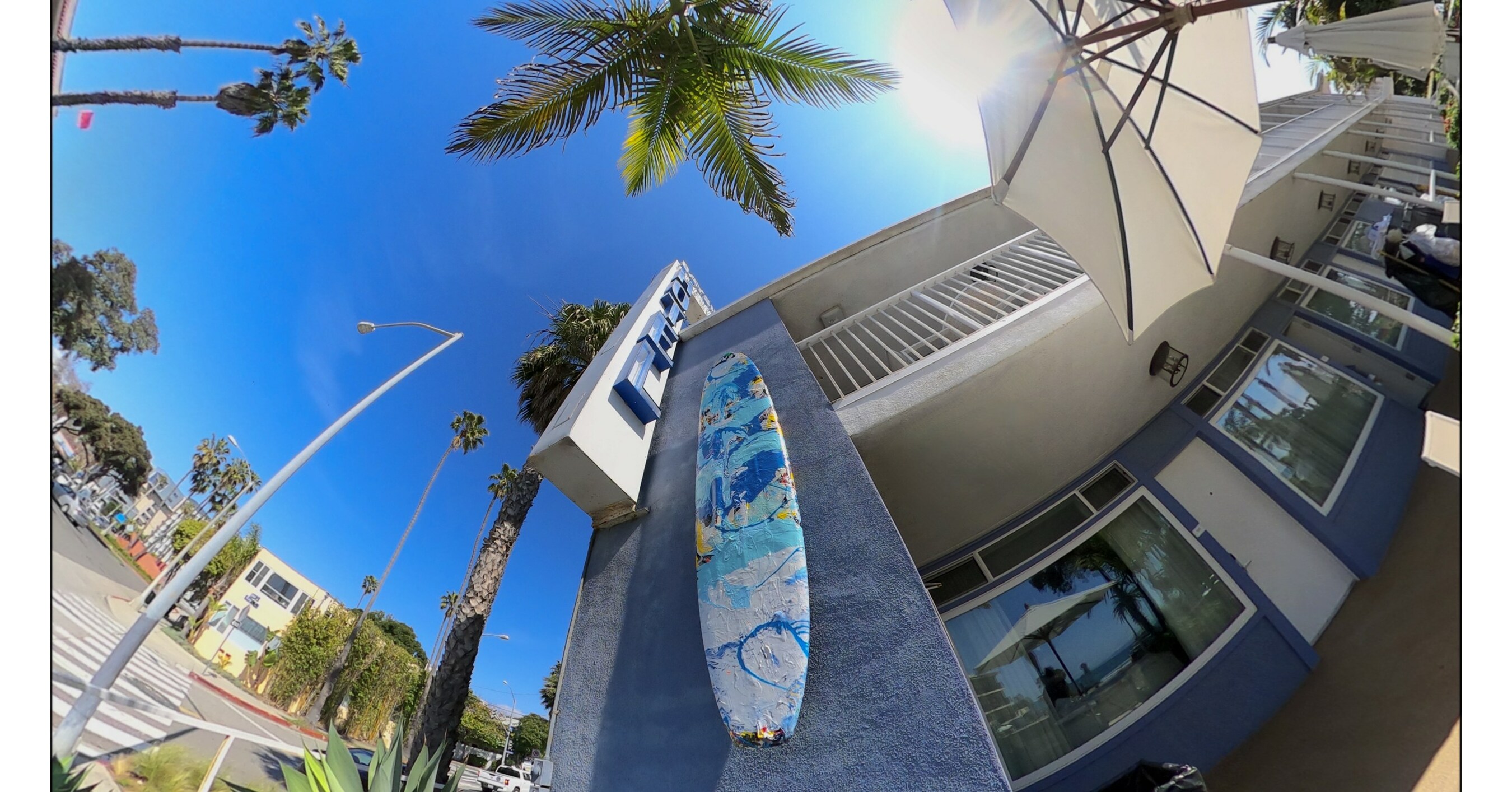 Two Local Women Artists create Surfboard Installation for Bayside Hotel in Celebration of Frieze LA 2024