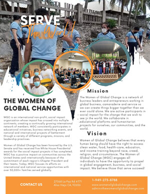 Women of Global Change Seeks Inspirational Leaders to Serve as New Chapter Presidents