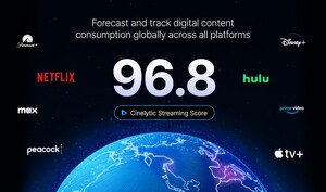 Cinelytic unveils groundbreaking Streaming Score to forecast and track digital content consumption globally across all platforms