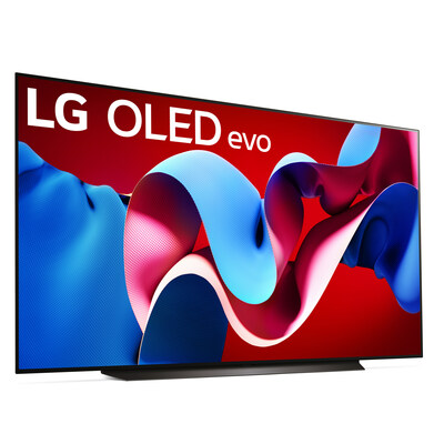 The LG OLED evo C4 features an upgraded ultra-slim design, blending into the background with an almost invisible bezel for a seamless look.