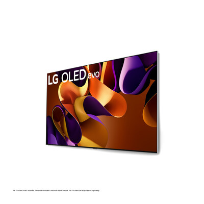Now available in a new 97-inch size, LG OLED evo G4 TVs are equipped with the new α (Alpha) 11 AI processor, which effectively enhances picture and audio quality.