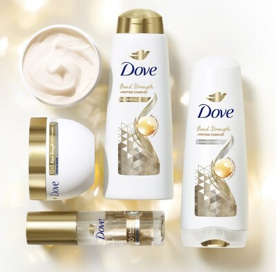 Repair your hair with the new Dove Bond Strength range. (CNW Group/Dove Canada)