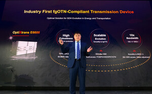 Lanzamiento de Huawei del primer producto de la industria de transmisión óptica compatible con fgOTN que crea una base inteligente para los sectores de la energía eléctrica y el transporte