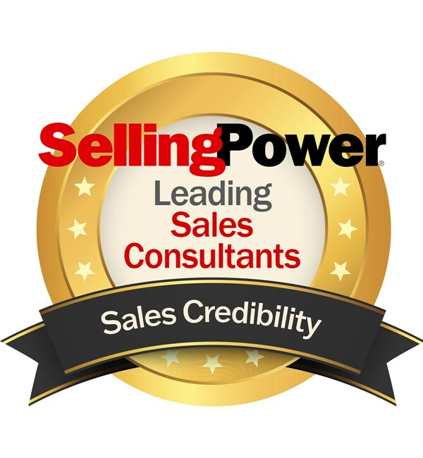 Selling Power Leading Sales Consultants Badge for Sales Credibility