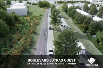 Le boulevard Jutras Ouest accueillera un développement résidentiel et une piste multifonctionnelle