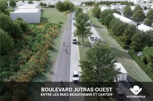 Le boulevard Jutras Ouest accueillera un développement résidentiel et une piste multifonctionnelle