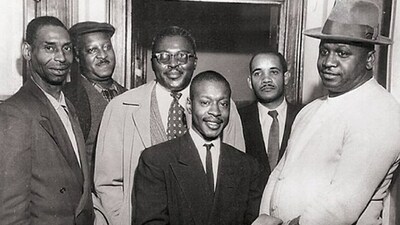 The Greensboro Six, above, are being honored this summer with the creation of a new mural at historic Gillespie Golf Course in Greensboro, N.C. (Credit: Greensboro News & Record)