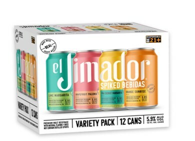 el Jimador® Spiked Bebidas is proud to announce its nationwide launch in a 12-pack variety pack with four thirst quenching flavors: Lime Margarita, Grapefruit Paloma, Pina Coconut Margarita, and Orange Sunrise. Lime Margarita and Grapefruit Paloma will also be the first to be available in 16oz and 23.5oz single-serve cans.  With four delicious flavors ranging from zesty citrus to tropical indulgence and an approachable 5.9% ABV, Spiked Bebidas are ready to enjoy one refreshing sip at a time.