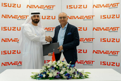  DRIVING THE FUTURE TOGETHER - Neweast and Isuzu form a partnership with a new groundbreaking dealership in KSA