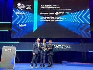 WISCO, China Unicom, dan ZTE Raih Penghargaan "Best Mobile Innovation for Connected Economy" di GLOMO Awards 2024