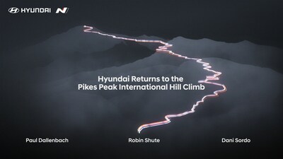 Hyundai announces its return to the legendary Pikes Peak International Hill Climb (PPIHC), also known as 