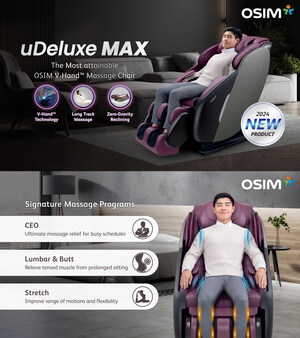 Revolutionizing Relaxation: OSIM Unveils uDeluxe Max Massage Chair in North America