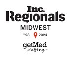 With a Two-Year Revenue Growth of 464%, GetMed Staffing, Inc. Ranks No. 23 on Inc. Magazine's List of the Midwest Region's Fastest-Growing Private Companies