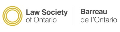 Bilingual logo of the Law Society of Ontario (Groupe CNW/Law Society of Ontario)