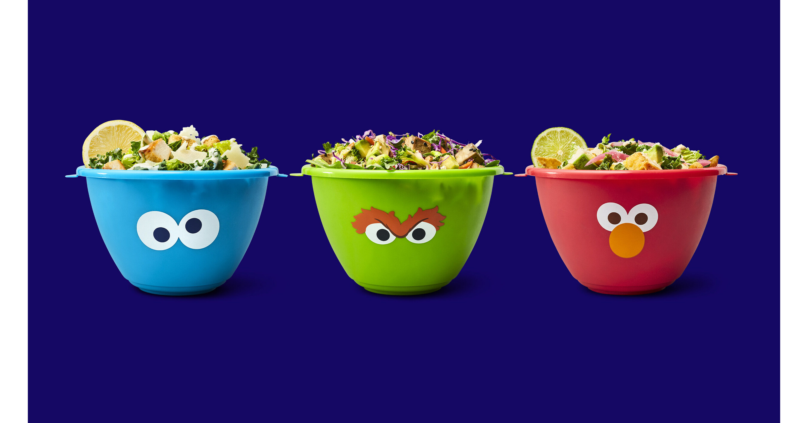 Just Salad Serves Up Lunchtime Nostalgia With Reusable Bowls Featuring Beloved Sesame Street 4182