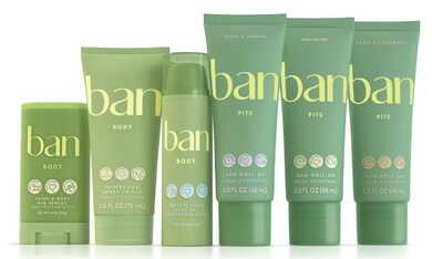 Ban Total Body and Sweat Collection