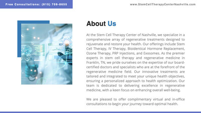 About Stem Cell Therapy Center of Nashville